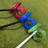 Right-Handed Golf Putter with Steel Shaft, 33-36 Inches, Black White