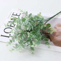 Artificial Plastic Fern Grass Plants for Home and Wedding Decor, Green