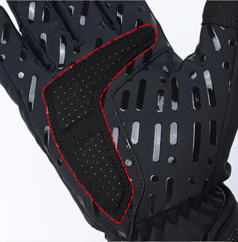 Winter Cycling Gloves For Men And Women Warm Fleece Waterproof Touchscreen