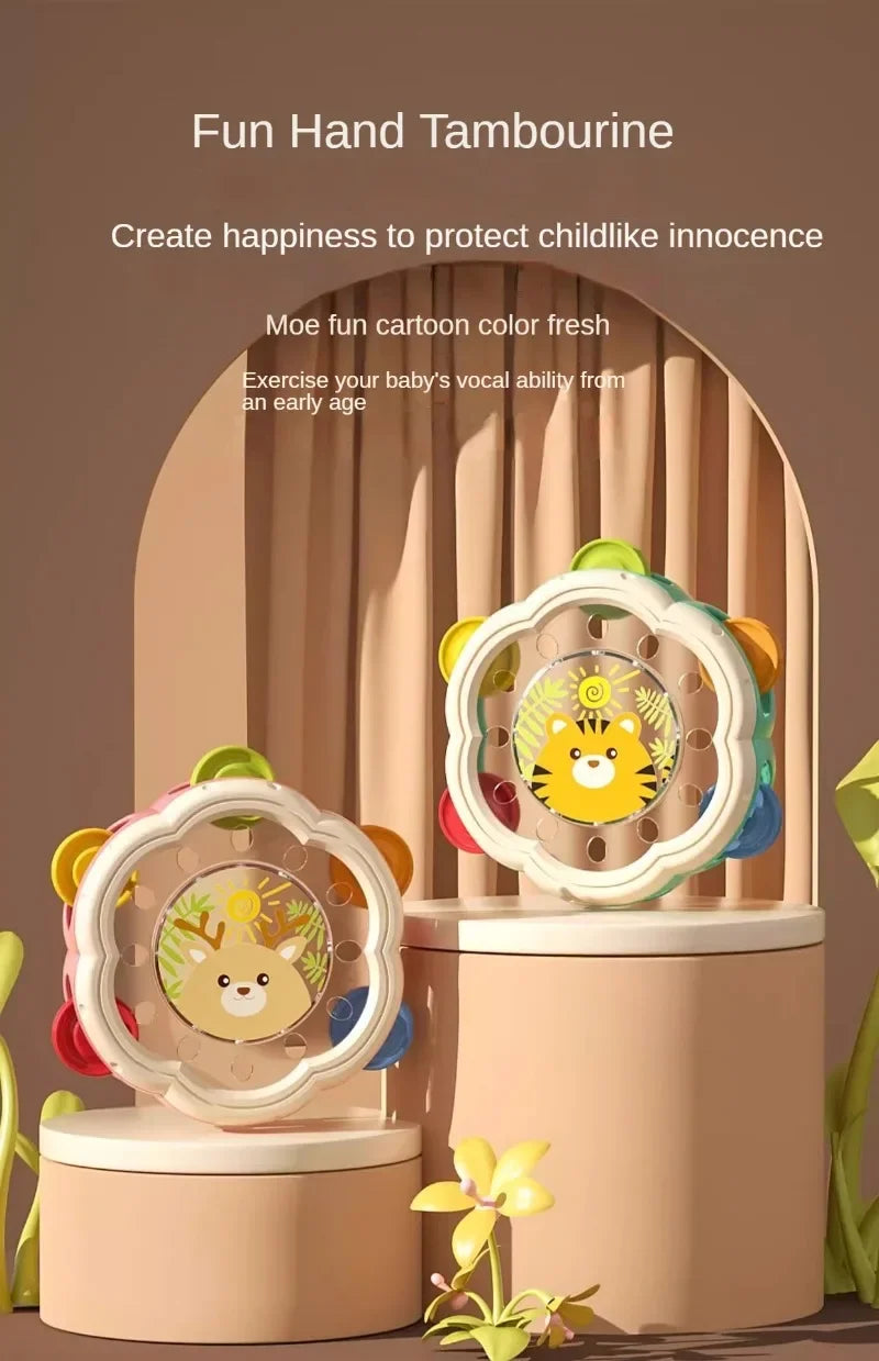 Baby Musical Instruments Drum Toys Montessori Learning Toys for Toddlers 1-3 Baby Early Hand Development Interactive Music Toys