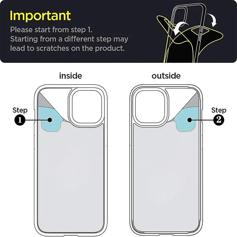 Transparent Shockproof Silicone Bumper Phone Case