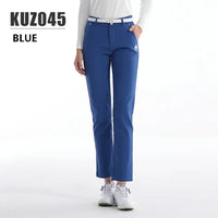 Women's Winter Warm Thick Fleece Golf Pants Straight Full Length