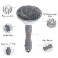 Pet Dog Brush Cat Comb Self Cleaning Pet Hair Remover Brush For Dogs Cats Grooming Tools Pets Dematting Comb Dogs Accessories - Buy online at  Vibe In Cart.