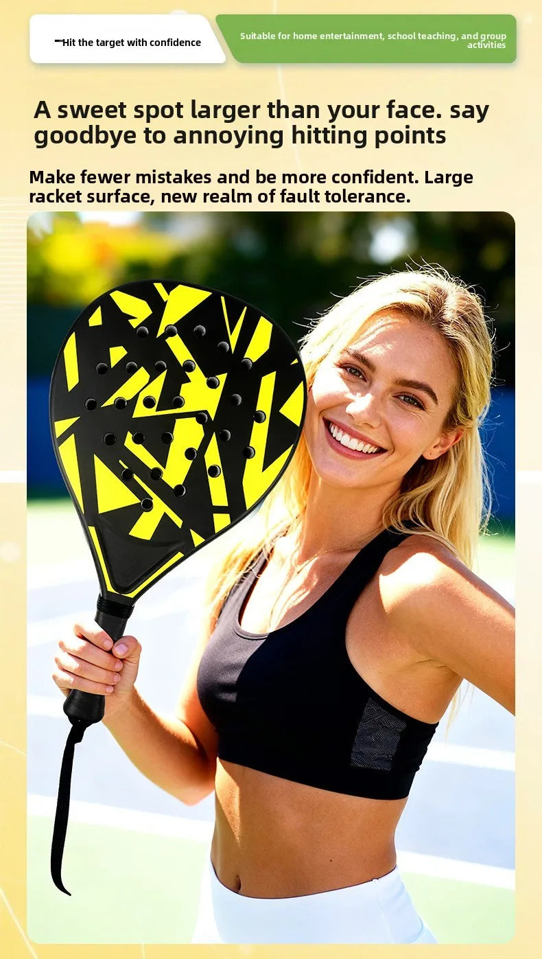 Padel Tennis Rackets beach tennis racket EVA Memory Flex Foam Core  Lightweight Outdoor Sports Men and Women Racket - Buy online at  Vibe In Cart.