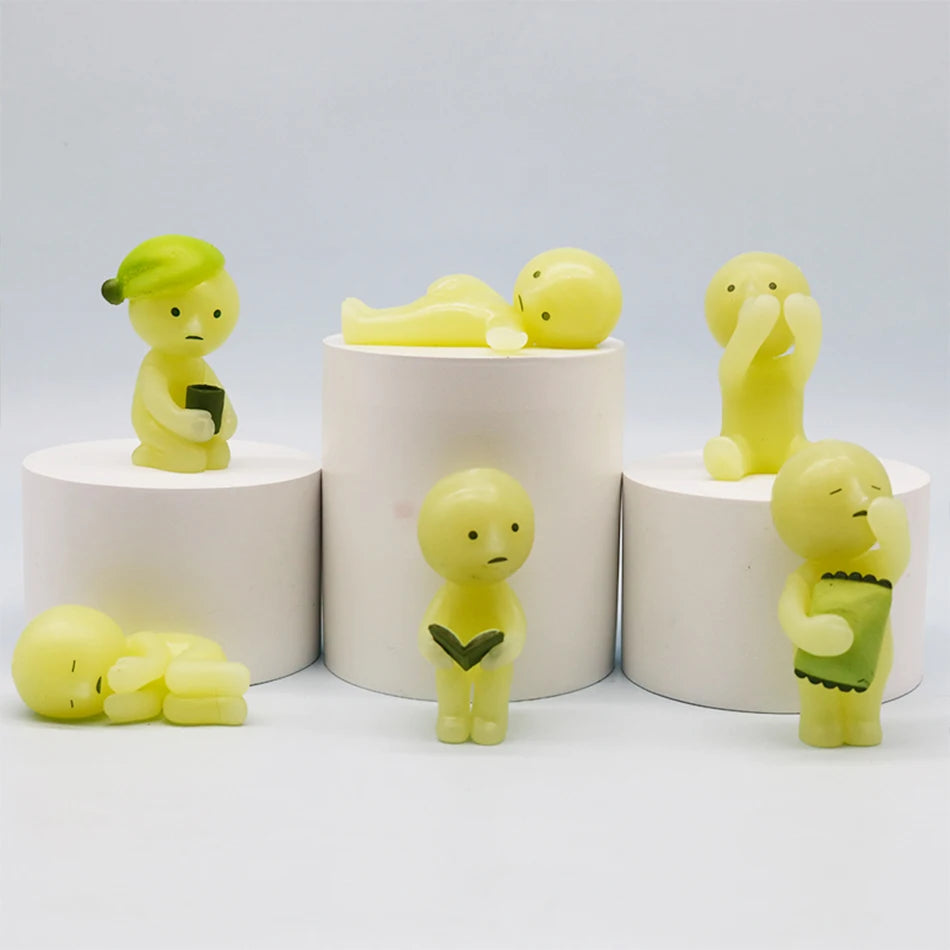 SMISKI Blind Box Work Serie Mystery Box Noctilucent Action Figures Decoration Fans Children Birthday Gifts Toys