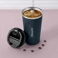 Stainless Steel Vacuum Insulated Bottle with Temperature Display, 380/510ml
