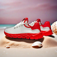 YRZL Men's White Sneakers Breathable Casual Shoes Outdoor Non-Slip Mesh Loafers Walking Lightweight Slip on Male Tennis Shoes - Buy online at  Vibe In Cart.