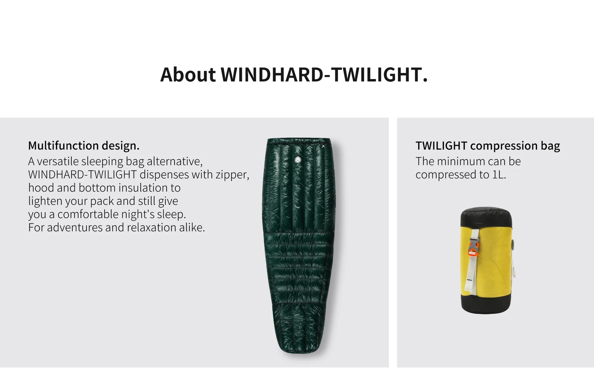 AEGISMAX Wind Hard Twilight 10D -5 Degree 800FP Down Sleeping Bag Ultralight Camping Quilt Sleeping Bag Winter Hiking Equipment - Buy online at  Vibe In Cart.