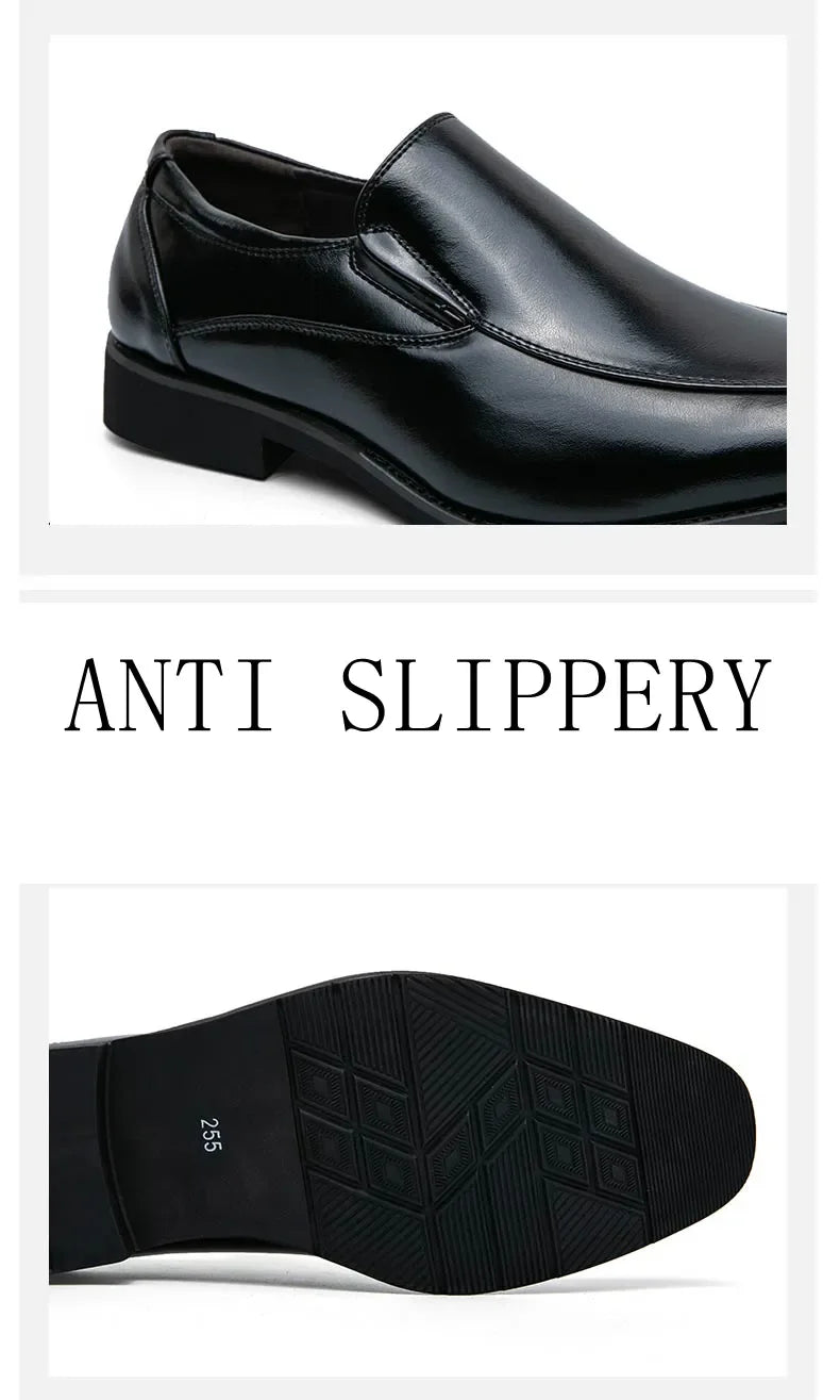 Golden Sapling Casual Business Shoes Men Loafers Formal Wedding Shoes Leisure Party Office Flats Men's Social Dress Moccasins - Buy online at  Vibe In Cart.