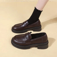 New Japanese Style College Student Shoes Cosplay Lolita Shoes for Women/Girl Fashion Black/Coffee Uniform Platform Shoes 2024 - Buy online at  Vibe In Cart.