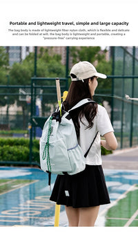 Portable Tennis badminton Racket Bag Versatile for outdoor use Lightweight Drawstring Back pack for Men and Women Hiking Bag - Buy online at  Vibe In Cart.