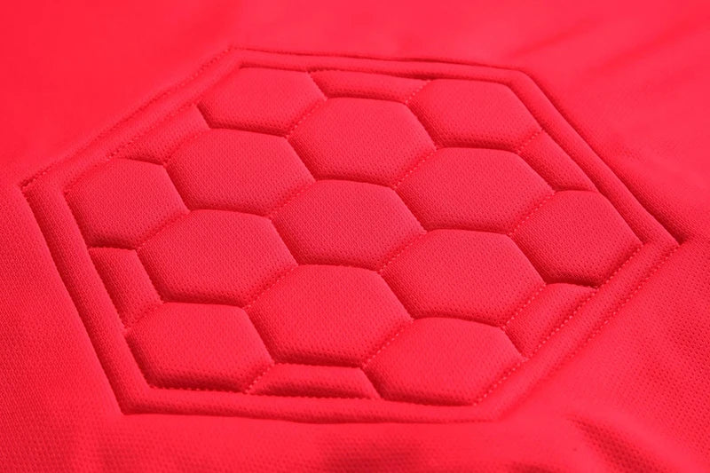 Polyester Spandex Protective Long Sleeve Soccer Goalkeeper Uniform Set with Top and Pants