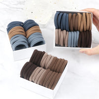 50PCS/Set Women Girls Basic Hair Bands 4cm Simple Solid Colors Elastic Headband Hair Ropes Ties Hair Accessories Ponytail Holder - Buy online at  Vibe In Cart.