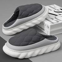 Men's Winter Slippers, Plush Upper & Thick EVA Sole. Warm Comfort for Indoor/Outdoor. Sizes 46-49. Grey. - Buy online at  Vibe In Cart.