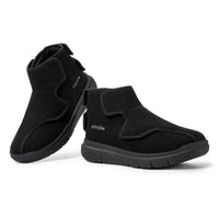 FitVille Wide Diabetic Winter Boots For Men Fully Adjustable Straps Men‘S Snow Boots Wide Neuropathy With Warm Fur Lining - Buy online at  Vibe In Cart.