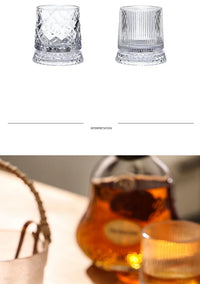 255 ML Whiskey Glass  Transparent Wine Glass Household Heat-resistant Rotatable Beer Cup Party Drinkware Foreign wine cup - Buy online at  Vibe In Cart.