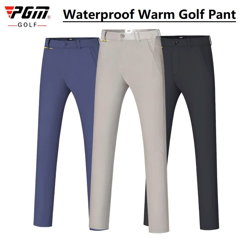 Pgm Men Golf Pants Winter Waterproof Thick Warm Pants Plus Velvet Sports Trousers Male Golf Ball Sweatpants Rain Snow Proof - Buy online at  Vibe In Cart.