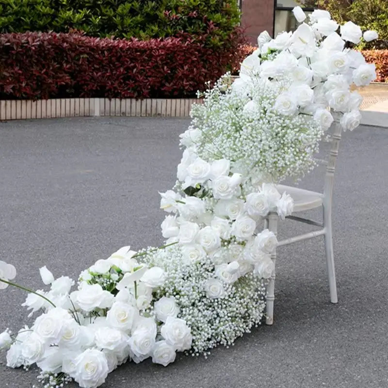 Uflower Luxury Artificial Flower Row 100/200cm Table Centerpiece Wedding Decoration Arch Backdrop Event Stage Flora - Buy online at  Vibe In Cart.