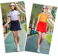 TTYGJ Golf Tennis Skirt for Women Pleated Golf Skirt Ladies High Waist Korean Athletic Skort A-lind Pantskirts with Inner Shorts