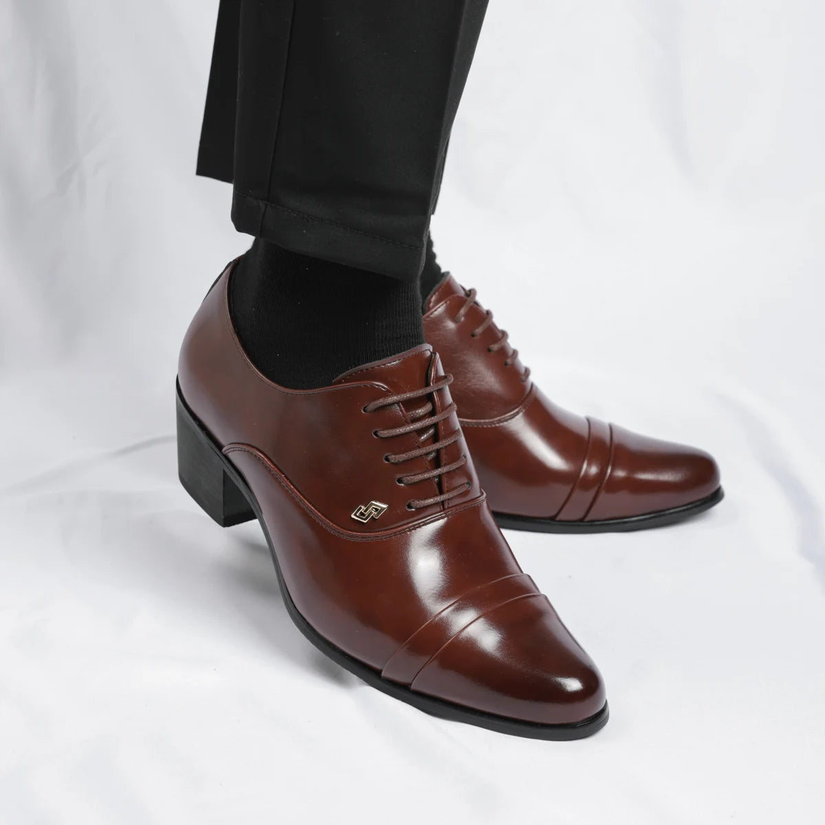 Trendy Men's Casual Black Brown Lace Up Oxford Cuban Shoes Gentleman Business Flats Dress Homecoming Footwear Zapatos Hombre - Buy online at  Vibe In Cart.