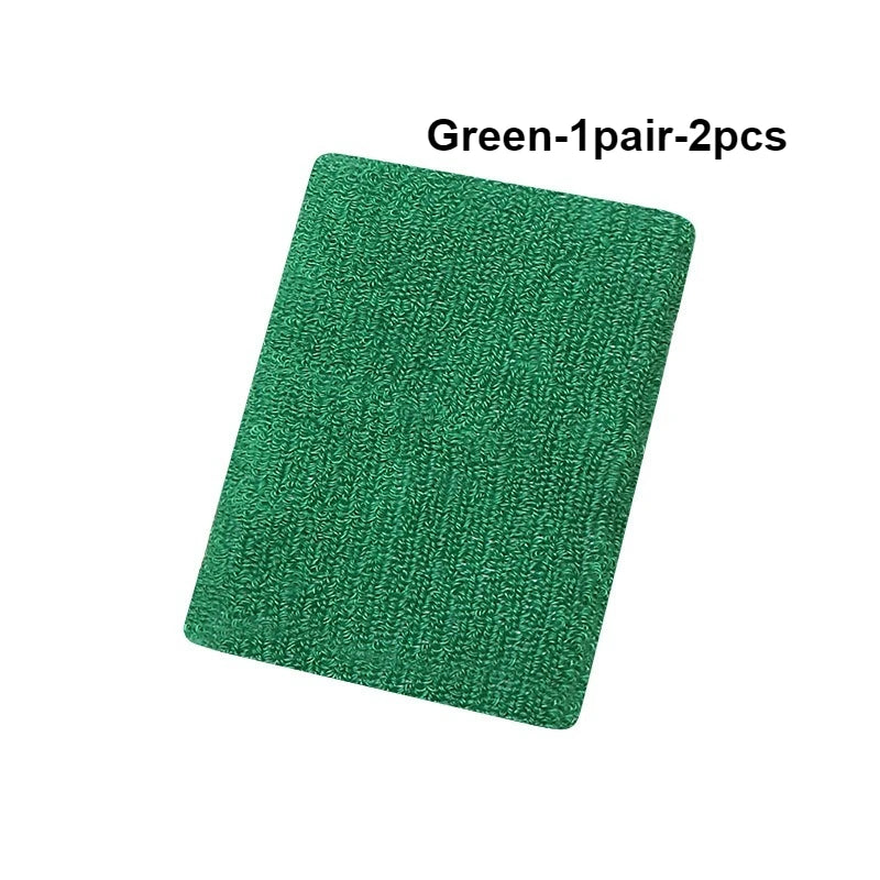 Wrist Sweatbands Breathable Nylon 1 Pair For Tennis Basketball Running