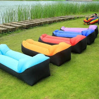 Lazy Inflatable Sofa Outdoor Portable Inflatable Couch Folding Camping Inflatable Sofa Outdoor Furniture Inflatable Lounger - Buy online at  Vibe In Cart.