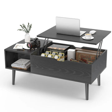 JHK Lift Top Coffee Tables For Living Room 39.37"x19.7" Desk Tea Wood Dining Tables Adjustable Storage Shelf Easy Lift Or Lower - Buy online at  Vibe In Cart.