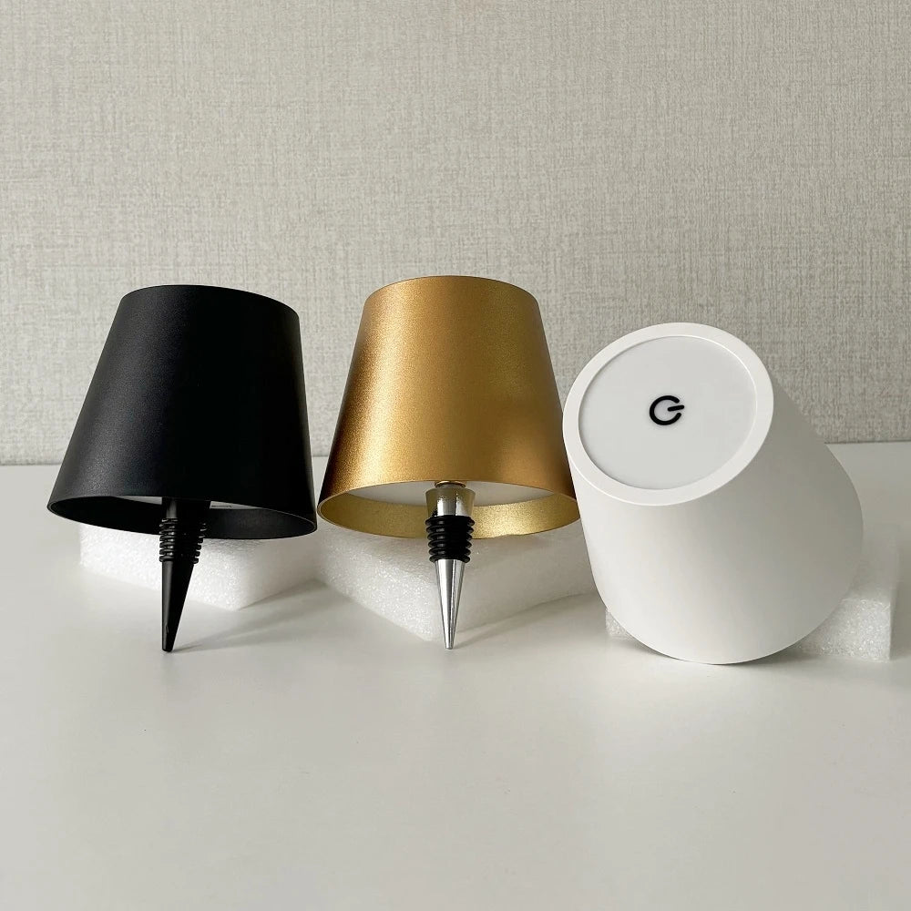 Wireless LED Wine Bottle Light Rechargeable Vases Table Lamp Touch Switch Night Light for Cafe Bar Club Hotel Restaurant Decor - Buy online at  Vibe In Cart.