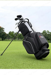 Lightweight Unisex Nylon Golf Rack Bag with 14 Insertions and Shoulder Strap