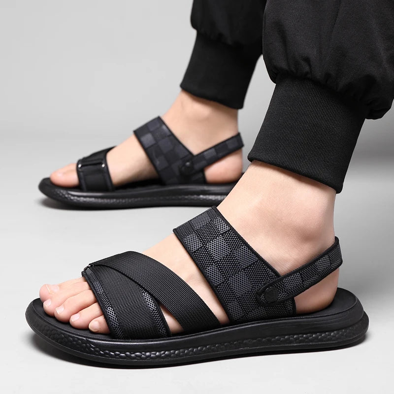 Men's high quality casual sandals summer outdoor waterproof anti slip soft sole comfort beach shoes fashion Lazy Driving slipper - Buy online at  Vibe In Cart.