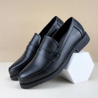 Men's Formal Leather Shoes British Style Oxford Loafers Round Toe Breathable Non-Slip Business Dress Wedding Office Casual Shos - Buy online at  Vibe In Cart.