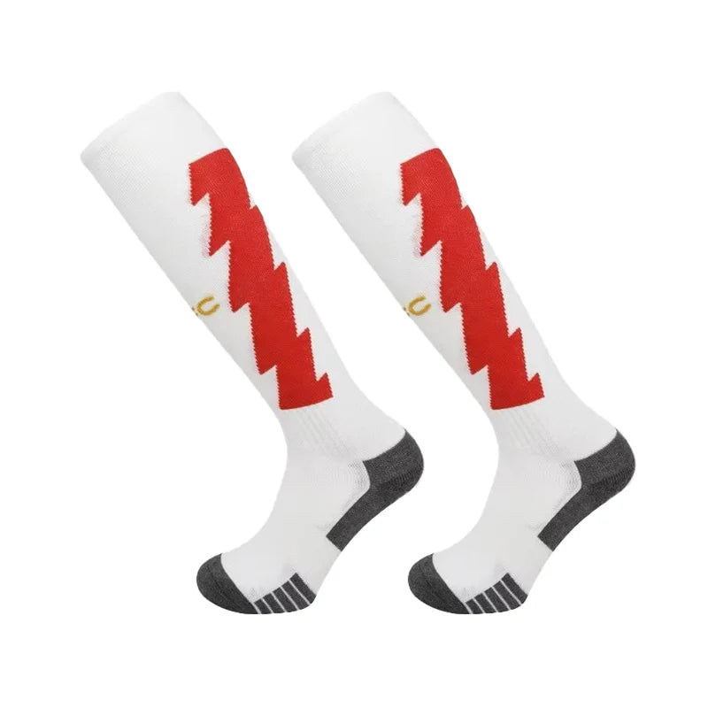 23-24 Season European Football Club Styles Children Adults Soccer Socks Boys Kid's Long Knee High Towel Bottom Sports Sock - Buy online at  Vibe In Cart.
