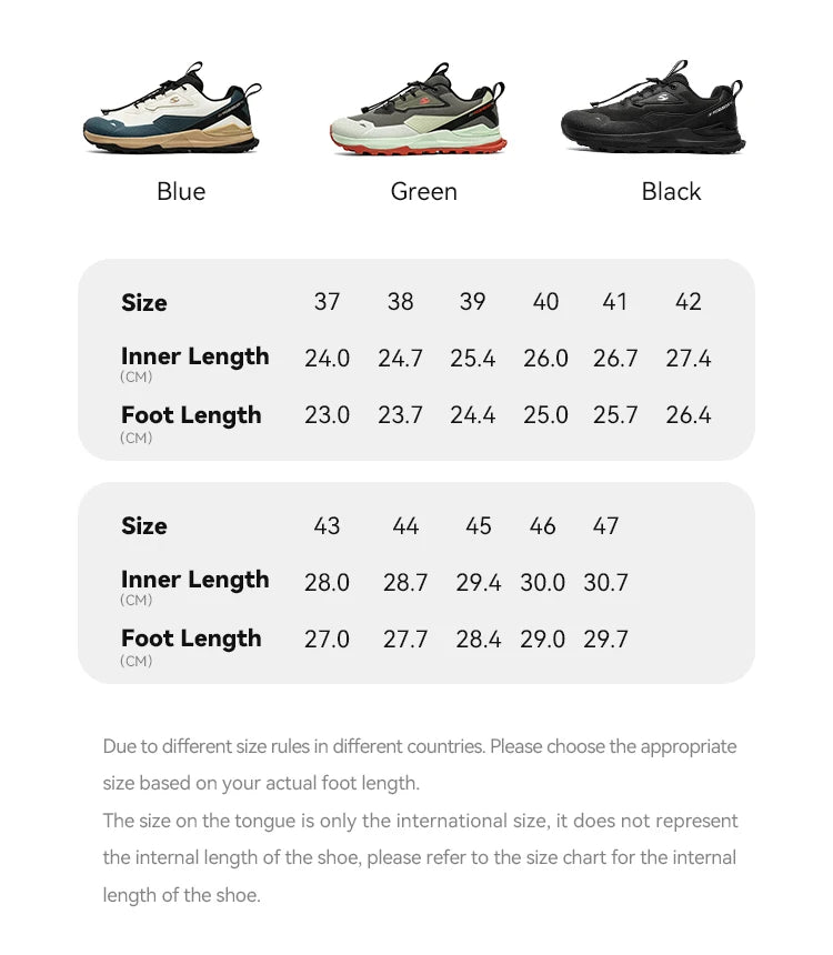 HOBIBEAR Hiking Walking Shoes for Men Women Elastic Band Non Slip Sneakers Comfortable Outdoor Travel Running Shoes - Buy online at  Vibe In Cart.