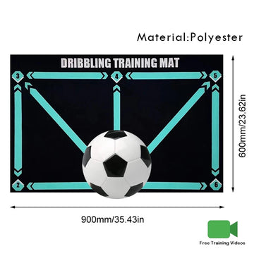Durable non-slip football training mat Foldable carpet dribbling football training mat children's football indoor equipment - Buy online at  Vibe In Cart.