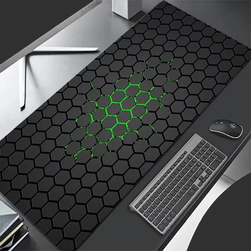 Hexagon XXL Rubber Mousepad for Gaming and Office Desks