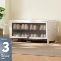Multi-Layer Shoe Cabinet with Dustproof Large-Capacity Design