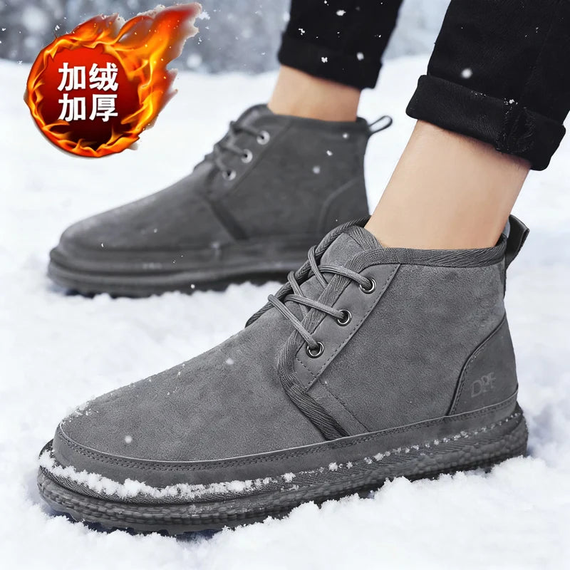 2025 winter snow boots, cotton shoes, high quality cow fleece - Buy online at  Vibe In Cart.