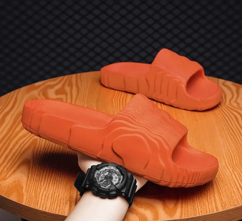 Adult Men's Low Heel EVA Foam Slippers for Outdoor Activities