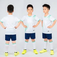 Boys Football Jersey tracksuit Child Soccer Sports Uniforms Kids Play Ball Sportswear Kits vest children's football suit Socks 1 - Buy online at  Vibe In Cart.