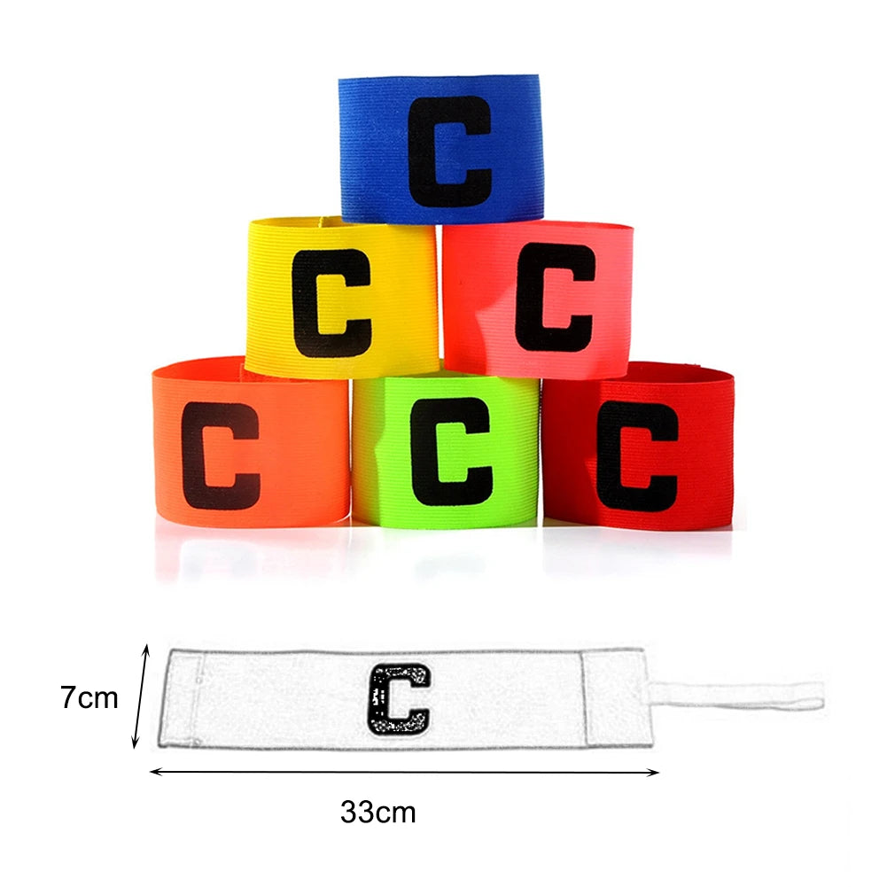 Football Captain Armband Professional Captain Arm Band Bracelet Adjustable Bright Color Soccer Training Accessories - Buy online at  Vibe In Cart.