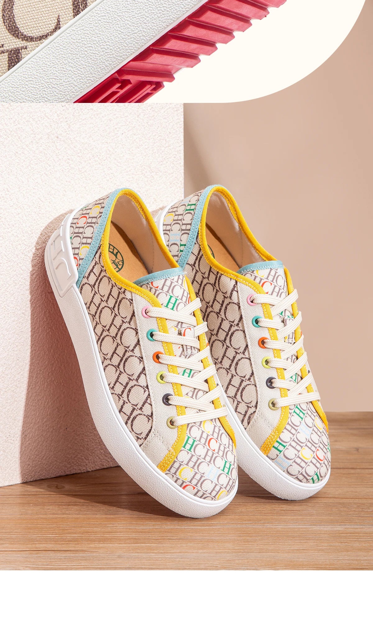 C-H Women's Casual Shoes  Autumn New Comfortable Canvas Shoes Skeleton Correction Woman Walking Shoes - Buy online at  Vibe In Cart.