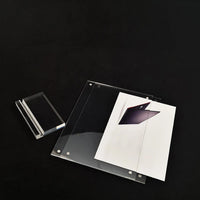 Acrylic Desktop Display Frame Transparent Photo Frame Poster Display Stand Postcard Certificates Price Tags Display Frame - Buy online at  Vibe In Cart.