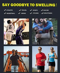 New Compression Socks 20-30mmhg High Stockings Men Women Sports Socks For Marathon Cycling Football Varicose Veins EU36-50 Meias - Buy online at  Vibe In Cart.