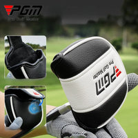 Left Handed Men's Standing Golf Putter with Ball Pickup, Silver Black