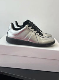 Men's White Lace-Up Casual Shoes With Rubber Sole And Leather Lining