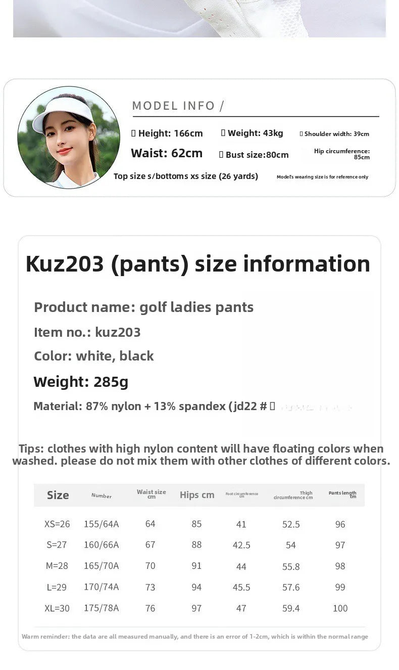 PGM Golf Women's Horn Pants Summer Sunscreen Clothing KUZ203 - Buy online at  Vibe In Cart.