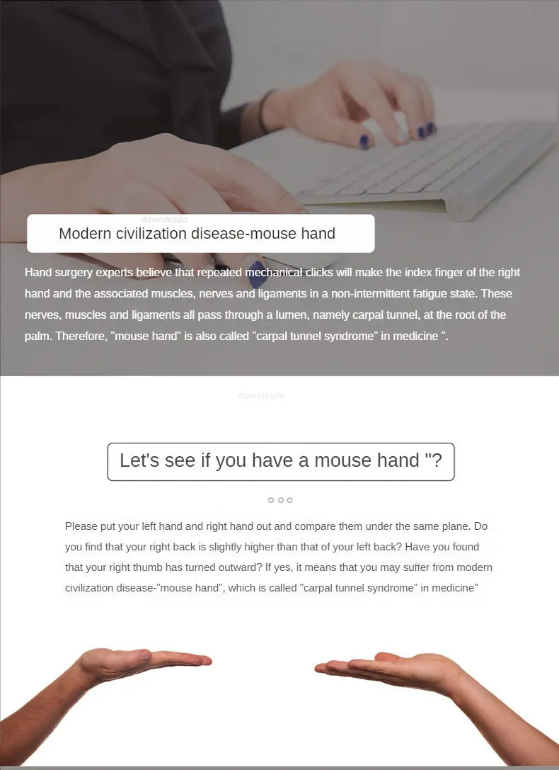 Ergonomic Silicon Gel Non-Slip Mouse Pad with Wrist Rest