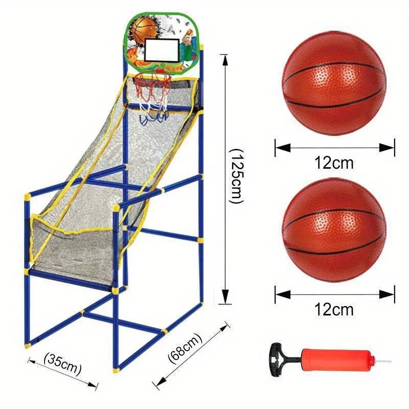 Enjoyable Arcade Basketball Game Set - Indoor/Outdoor Dual Play, Easy Setup with Pump & Balls, Ideal Holiday & Birthday Gift - Buy online at  Vibe In Cart.