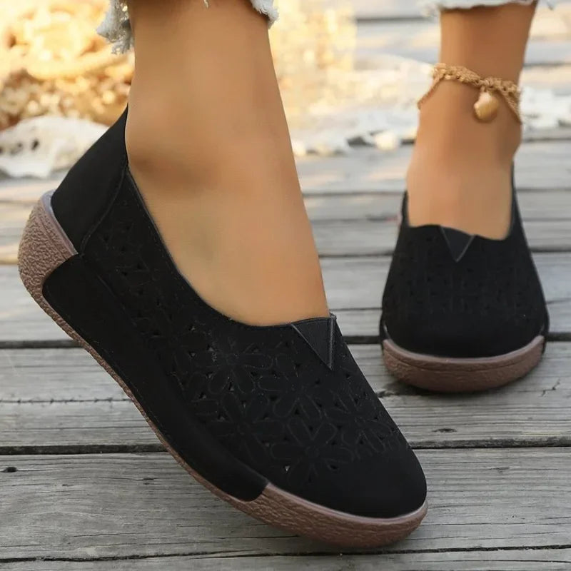 Spring Autumn Women Flats Platform Loafers Ladies Genuine Leather Comfort Wedge Moccasins Orthopedic Slip on Casual Shoes - Buy online at  Vibe In Cart.