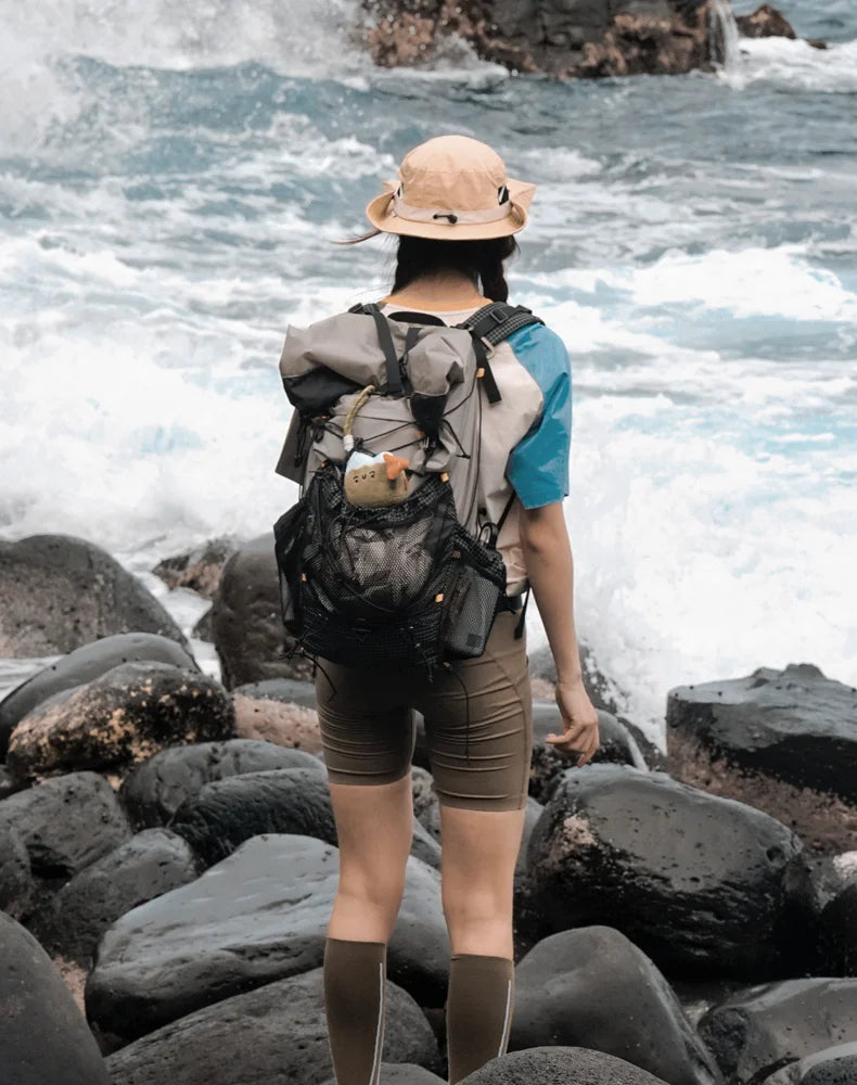 BISINNA Camping Backpack 25+10L Ultralight Travel Bag for Men Women Large Capacity Outdoor Sports Climbing Hiking Backpack - Buy online at  Vibe In Cart.